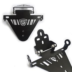 Suporte Eliminador De Rabeta Placa Moto Universal Articulado