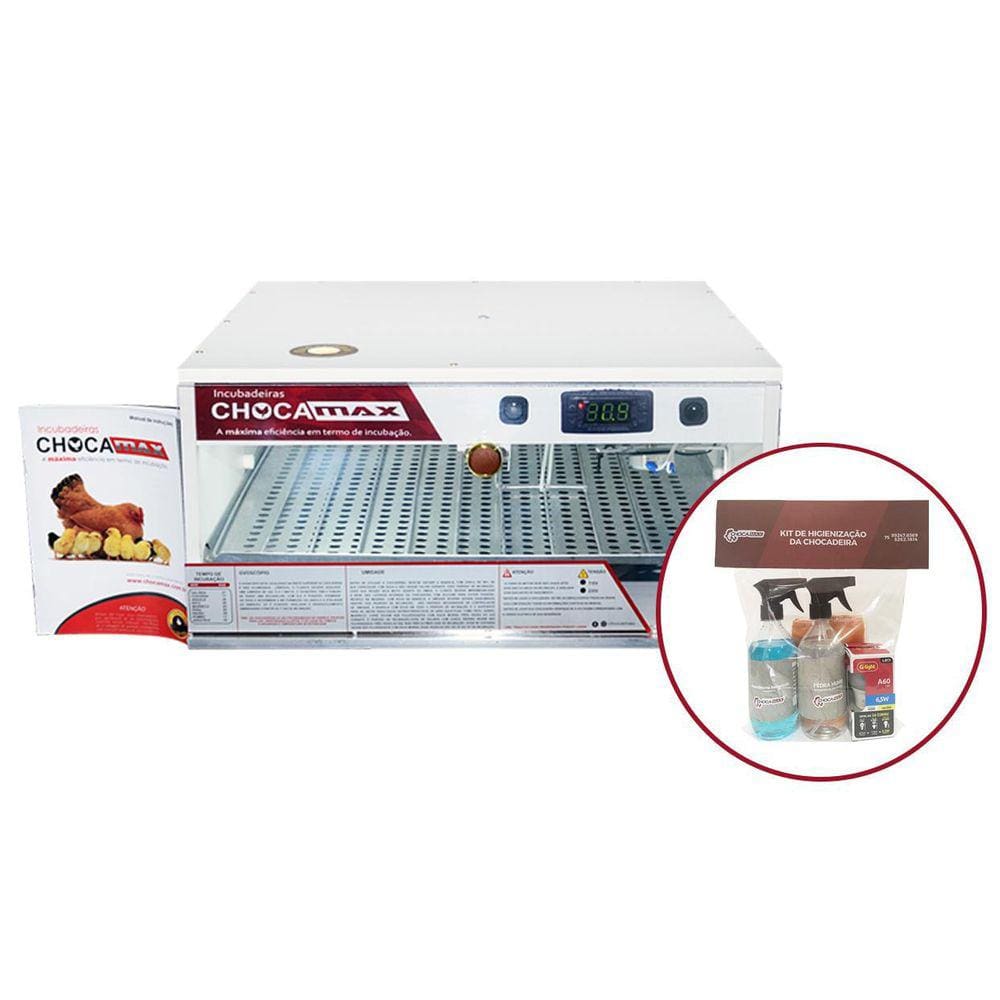 Chocadeira Ovoscópio 80 A 90 Ovo + Kit De Higienização 220Volts