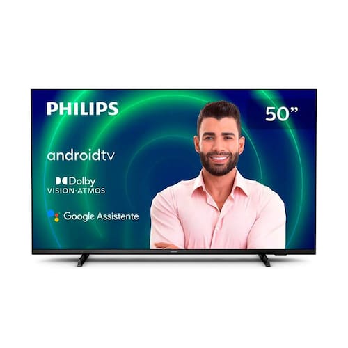 Tv Smart Led 50 Uhd 4k 50pug7406-78 Philips - Preto - Unico Menor preço em Tv Smart Led 50 Uhd 4k 50pug7406-78 Philips - Preto - Unico
