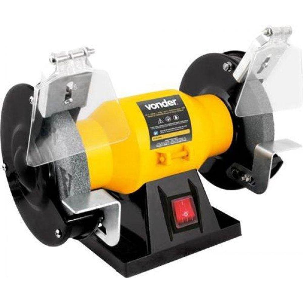 Motoesmeril 150W Bivolt Desbaste Afiação Oficina - Vonder