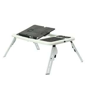 Mesa Dobrável Notebook Tablet 2 Cooler Mousepad Cabo Usb