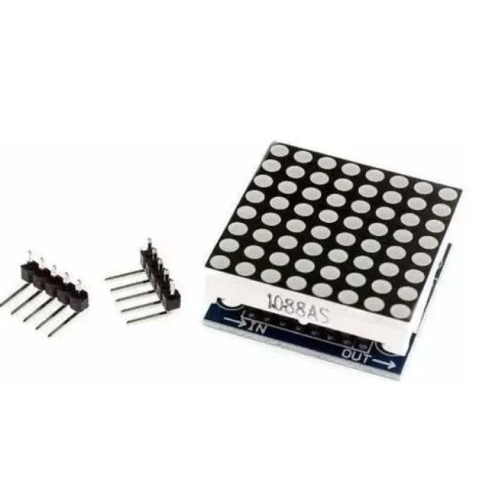 Modulo Matriz De Led 8X8 Com Max7219 Bloco De Leds Removivel