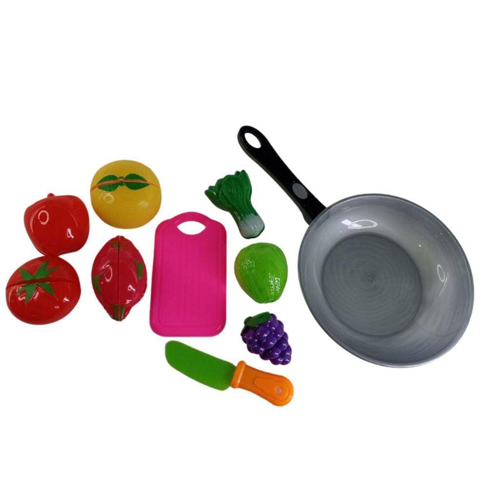 Kit Comidinha Infantil - Creative Fun - Super Feira Legumes - Multikids