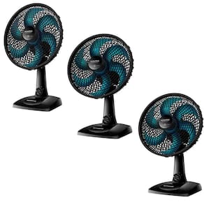 Kit3 Ventilador Mondial 30Cm 6Pas Silencio Turbo 220V