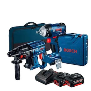 Kit Chave Impacto 1/2 18V Gds 18V-400 E Martelete Bosch 18V