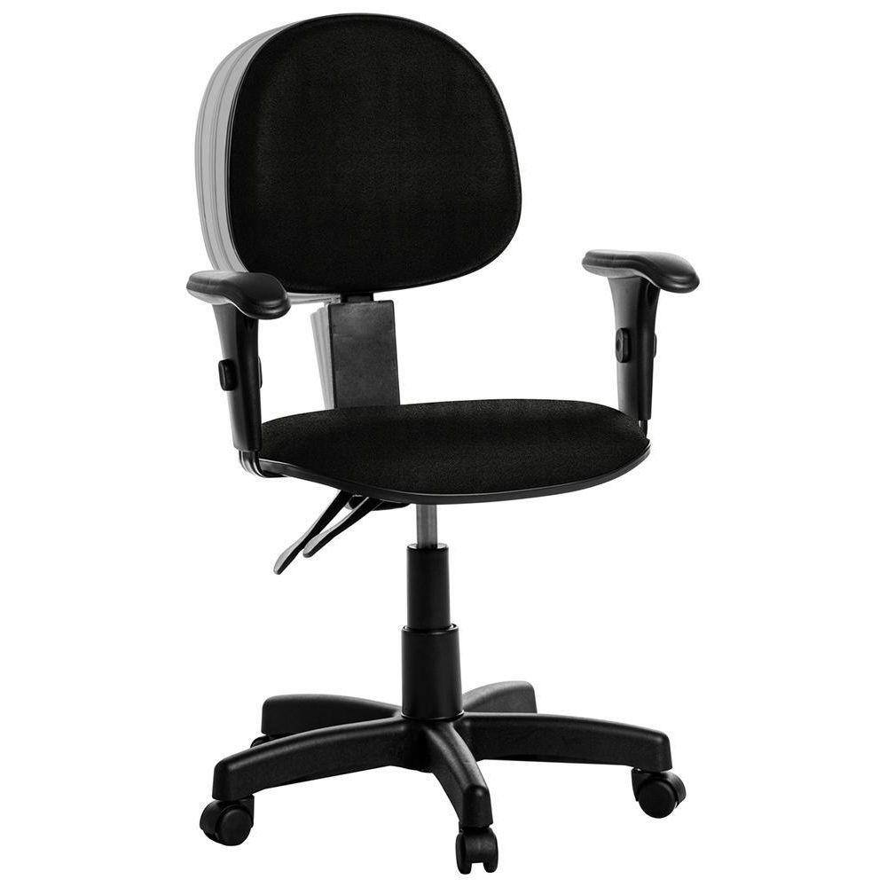Cadeira Ergonômica Executiva Com Braço Em Rcp Preto