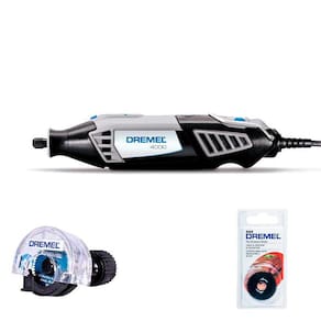 Kit Micro Retifica Dremel 4000 220V + Suporte Serra Circular 670 + Disco 546