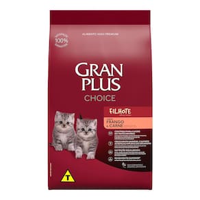 Ração Gran Plus Choice Gatos Filhotes Frango e Carne 10,1kg