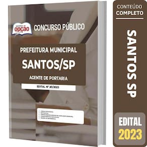 Apostila Concurso Santos Sp - Agente De Portaria