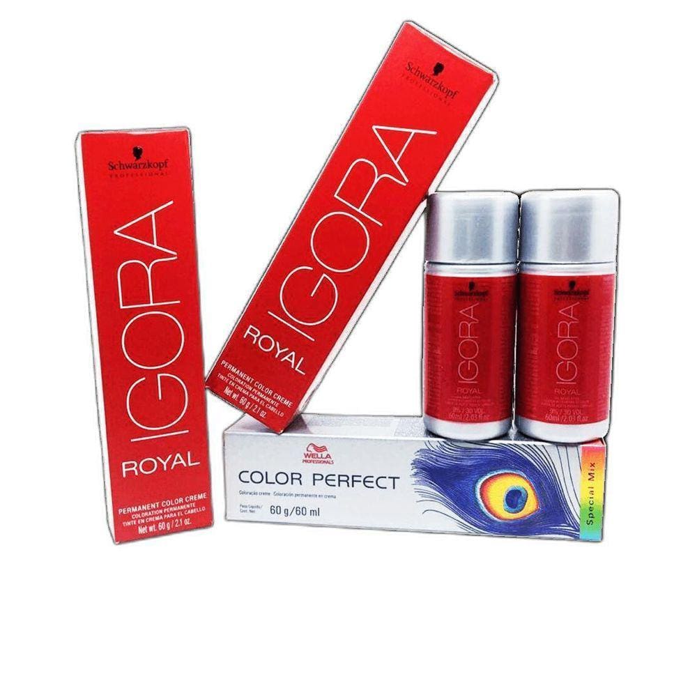 Kit Igora Royal HD 7.77 + Água Oxigenada Vol 30