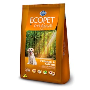 Ração Ecopet Cães Adultos Carne e Frango – 20kg