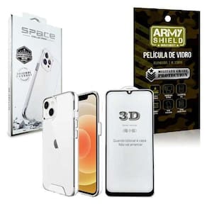 Kit Capinha Space + Samsung S20 Plus + Película De Vidro 3D