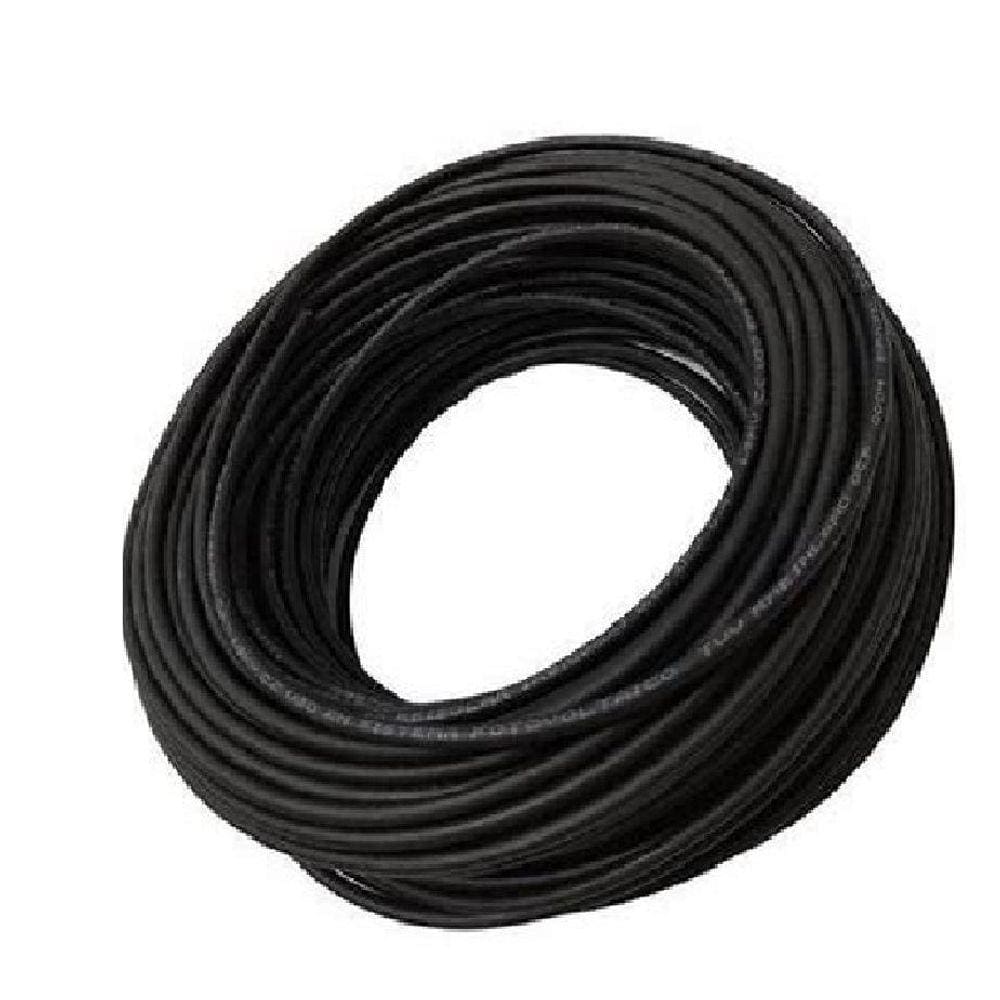 Cabo Manga Flexível 4 Vias 24 Awg 100 Metros Preto