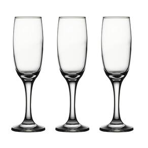 Conjunto 3 Taças Champanhe Vidro Lira 210Ml Class Home