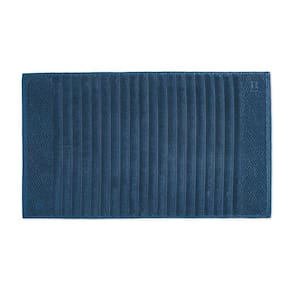 Toalha De Piso 48X80Cm Azul Adriático Trussardi - Ondulato
