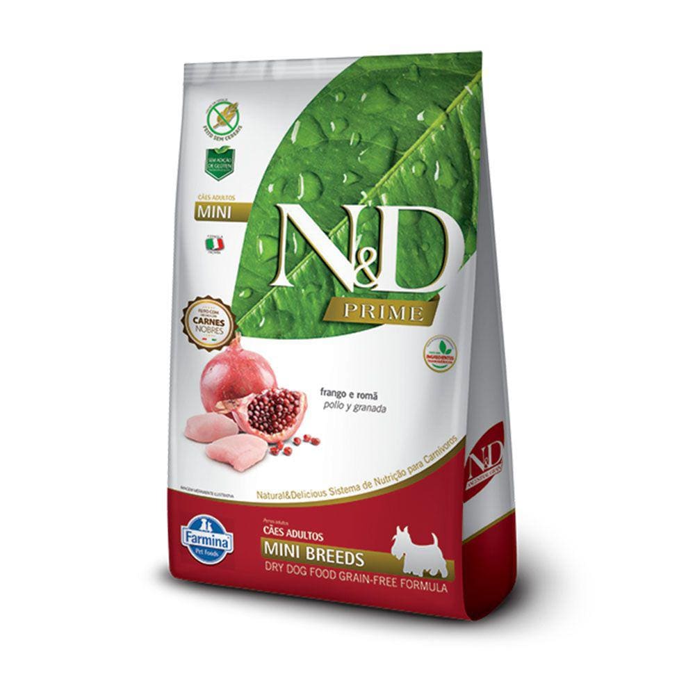 Ração N&D Prime Cães Adultos Raças Pequenas Frango 10,1kg