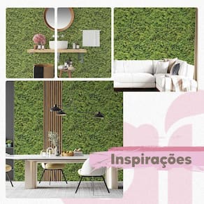 Papel De Parede Lavável Musgo De Rena Verde 3D 3M