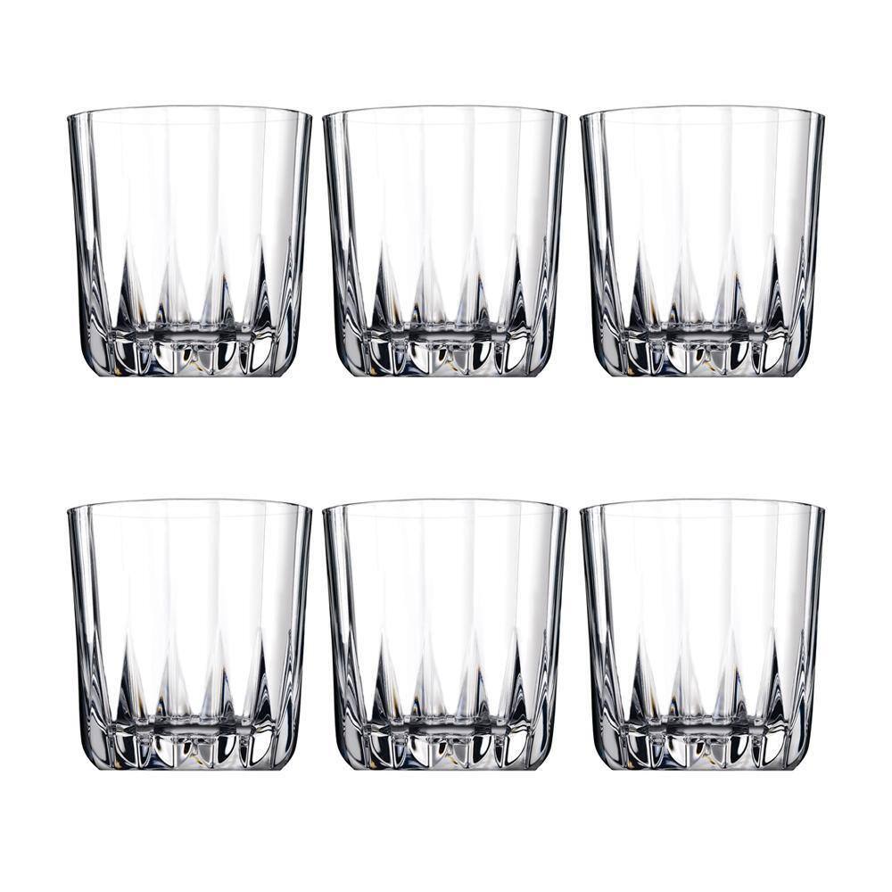 Conjunto 6 Copos Baixo Vidro 300Ml Dara Class Home