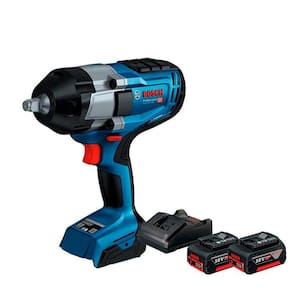 Chave De Impacto 1/2 Gds 18V-1000Sb 18V + 2 Baterias 18V 4Ah + Carregador Gal 18V-20 18V Bivolt Bosch
