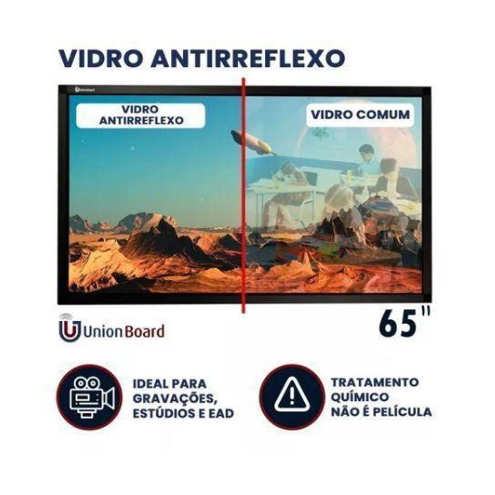 Moldura/Lousa Interativa Touch Antireflexo Unionboard 65