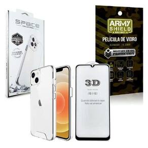 Kit Capinha Space + Samsung A53 + Película De Vidro 3D