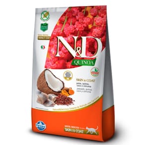 Ração N&D Quinoa Gatos Adultos Skin Peixe 7,5kg