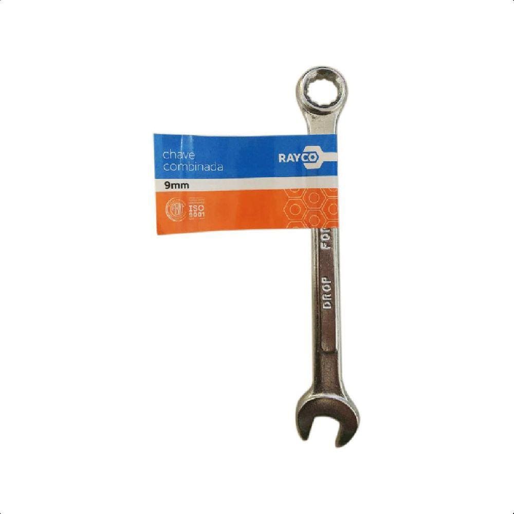 Chave Combinada Aço Carbono Cromado 09Mm