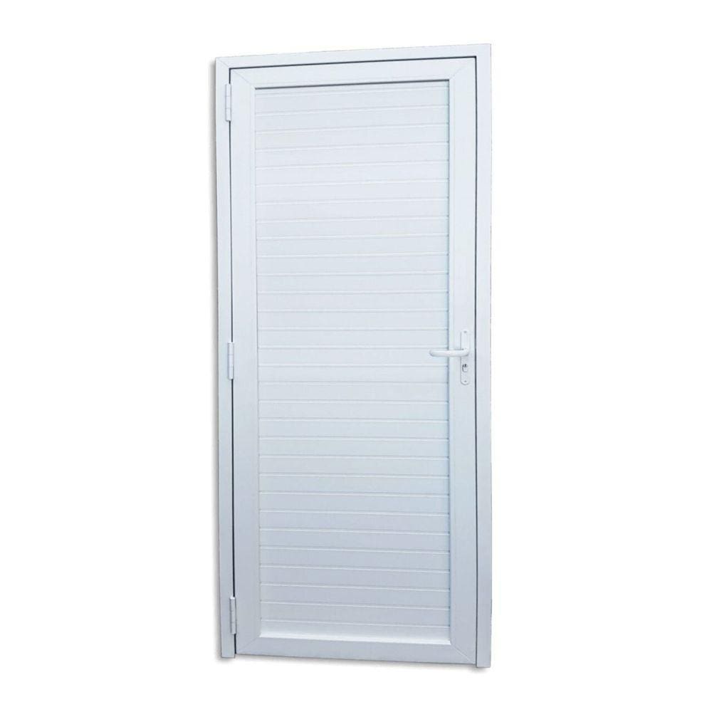 Porta de PVC Palheta 216x70cm ITEC Brimak Branco