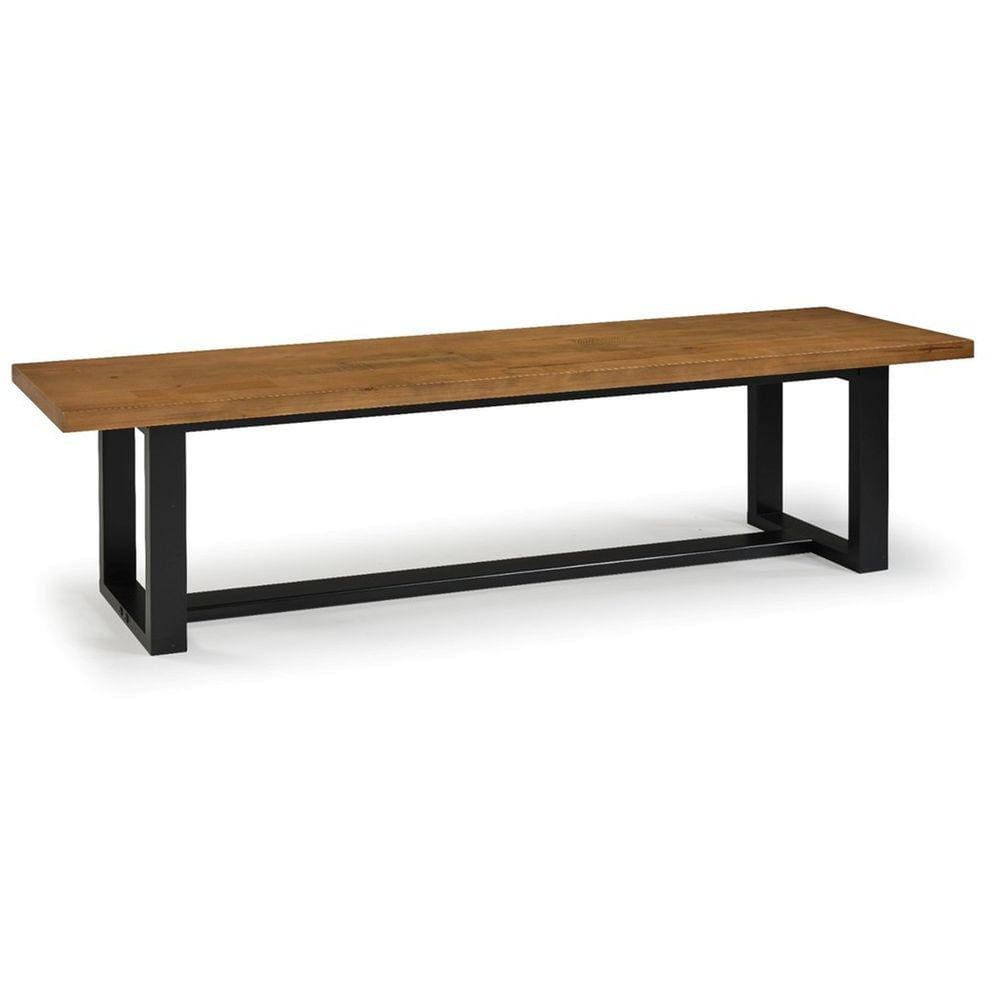 Banco para Sala de Jantar 183cm Lumber Yescasa Marrom/Preto