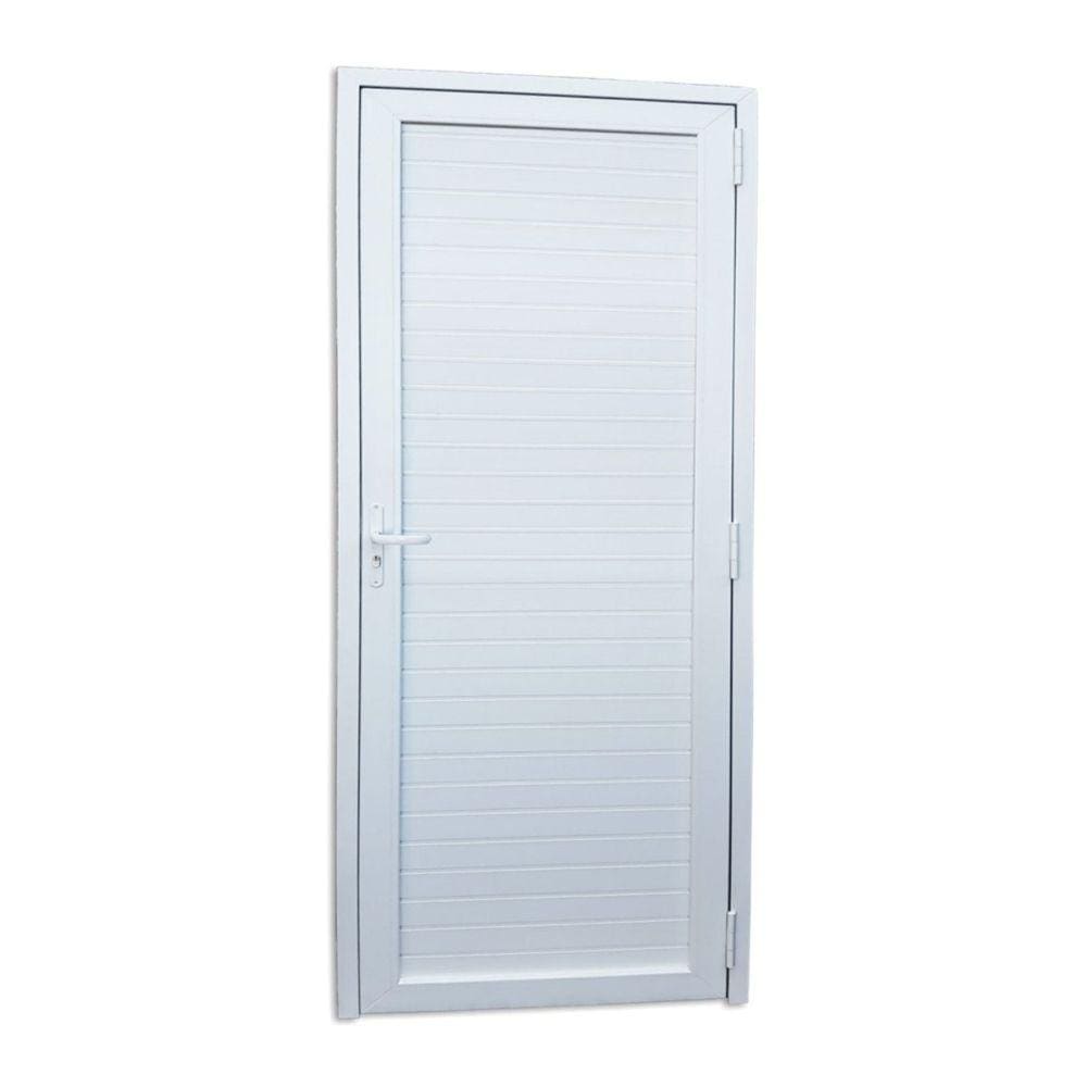 Porta de PVC Palheta 216x80cm ITEC Brimak Branco
