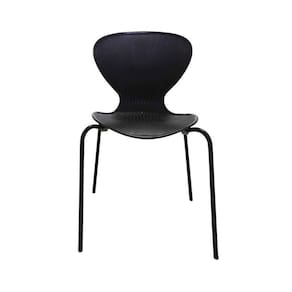 Cadeira Empilhável Flash Prima Design Preto