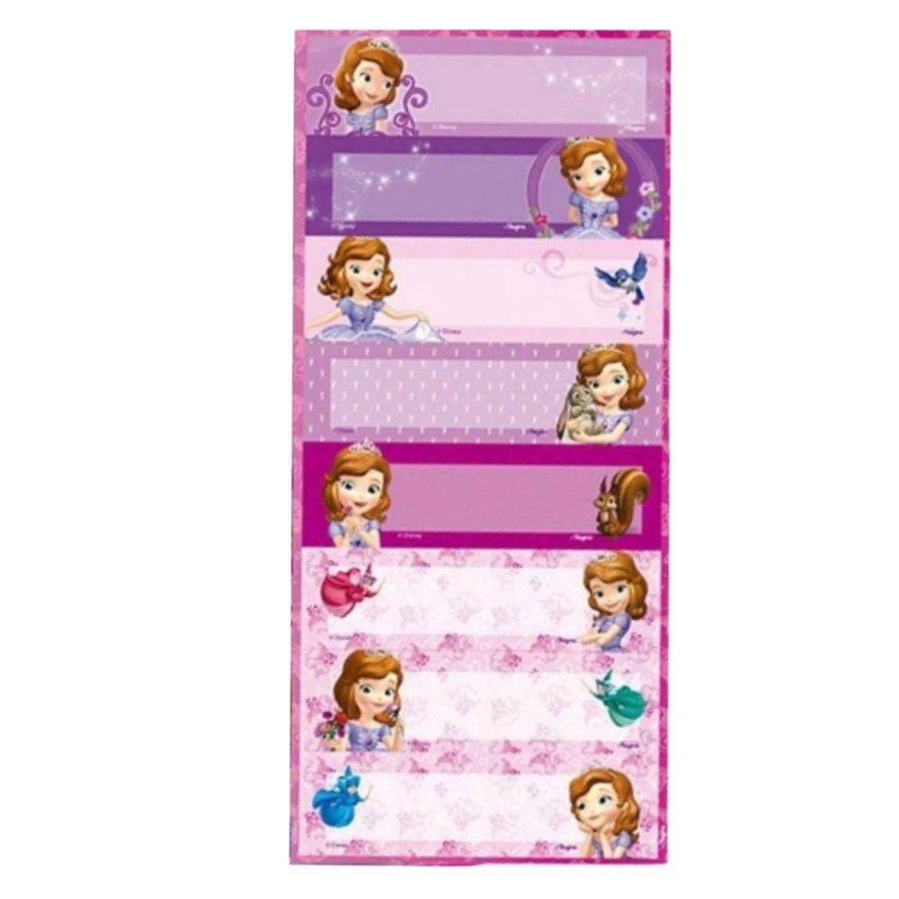 Adesivo Decorativo Princesinha Sofia - 03 cartelas