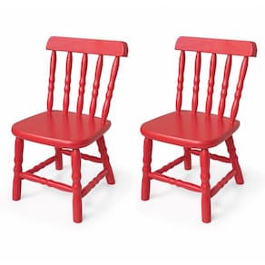 Kit Cadeira Country Infantil Vermelha Ecomóveis Vermelho