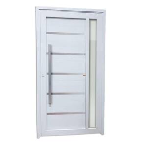 Porta de PVC Pivotante 216x100cm Miraggio Tecplus100 Brimak Branco