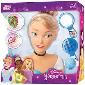Busto STYLING Head Cinderela Princesa Disney BABY BRINK