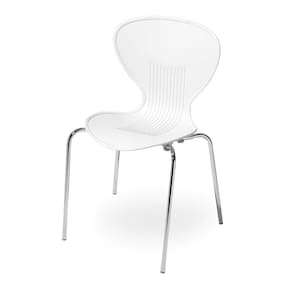 Cadeira Empilhável Flash Prima Design Branco