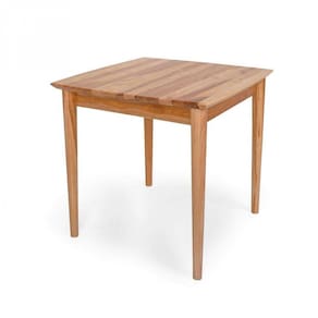 Mesa 4 Lugares Quadrada Madeira Maciça Milena Ecomóveis Marroml