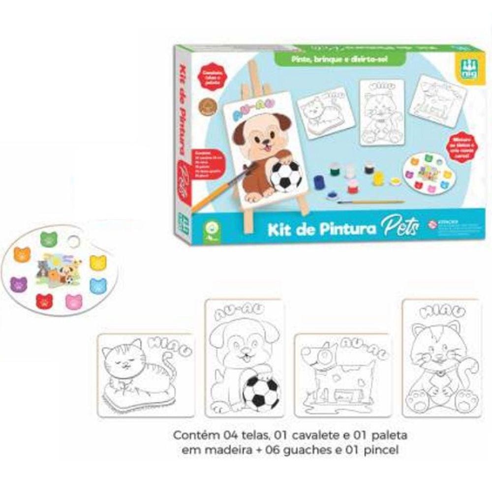 Kit Pintura PETS NIG Brinquedos