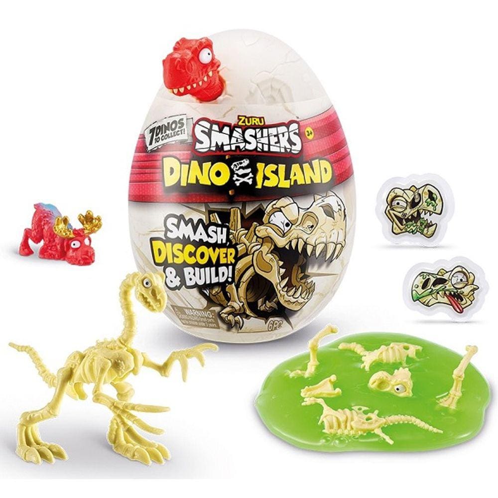 Smashers Dino ISLAND Piratas Pequeno Vermelho FUN F0120-9