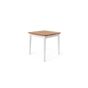 Mesa 4 Lugares 80x80cm Milena Ecomóveis Branco/Marroml