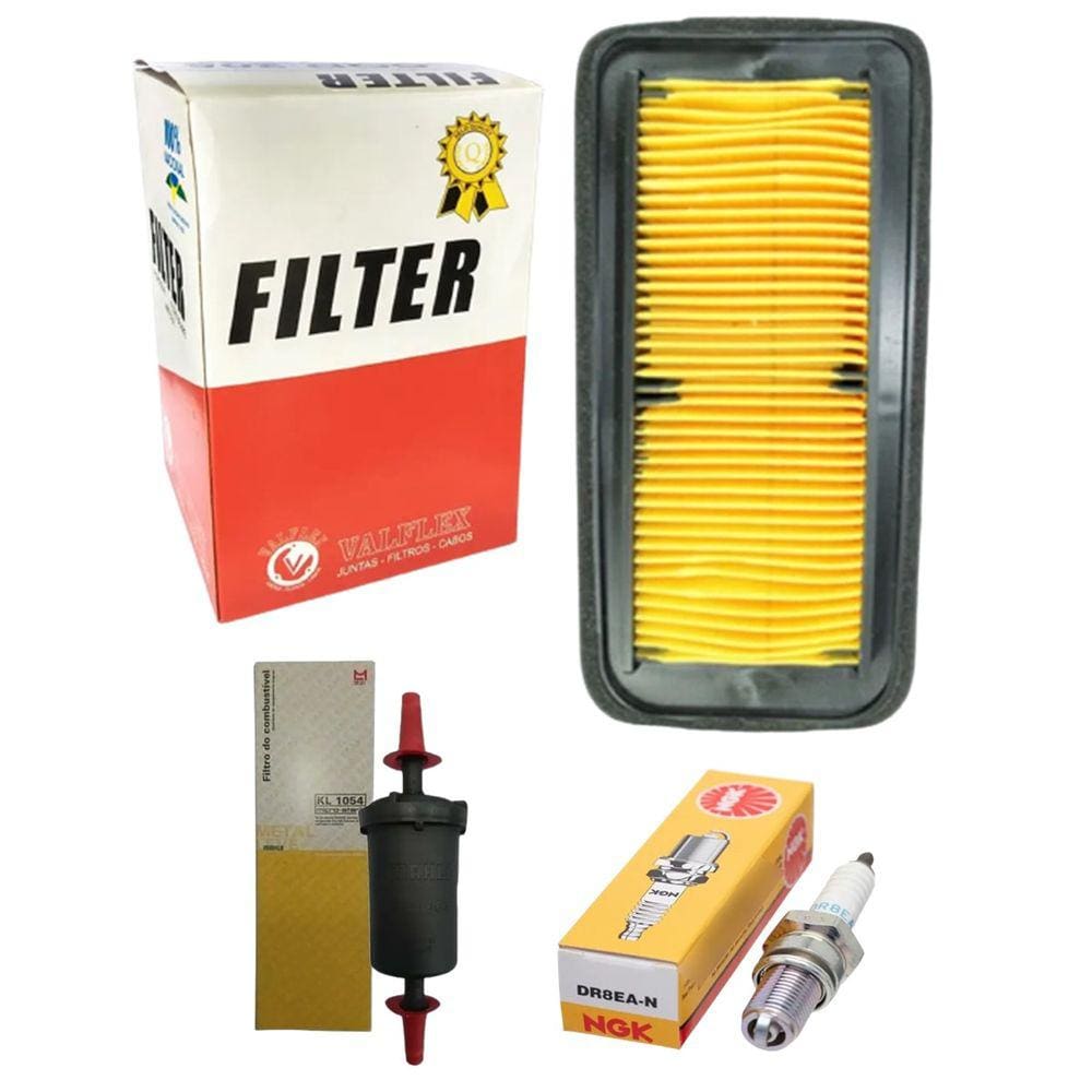 Filtro Ar + Filtro Combustível + Vela Fazer 250 2018 Á 2022