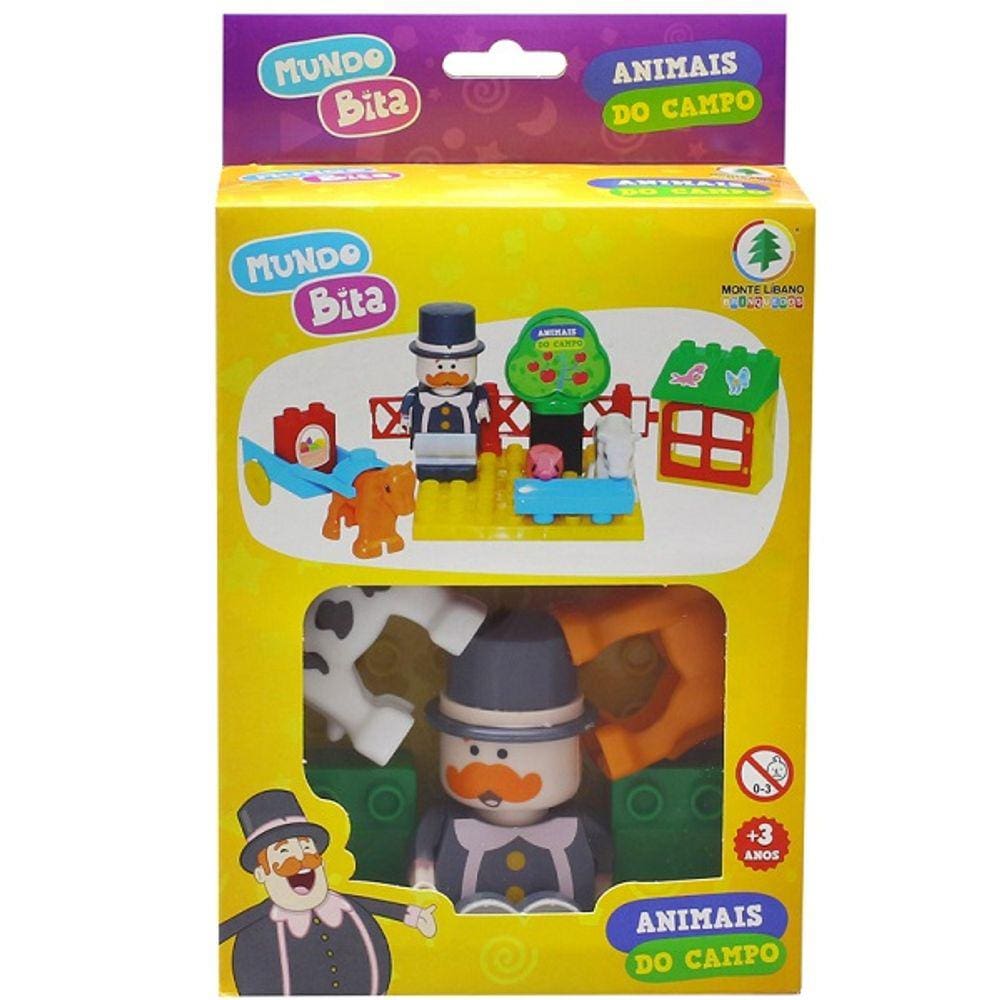 Blocos Playset Bita Animais do Campo Monte Libano