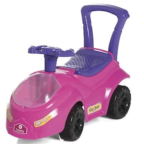 Carrinho de Passeio STAR BABY Rosa Calesita com Baú Calesita