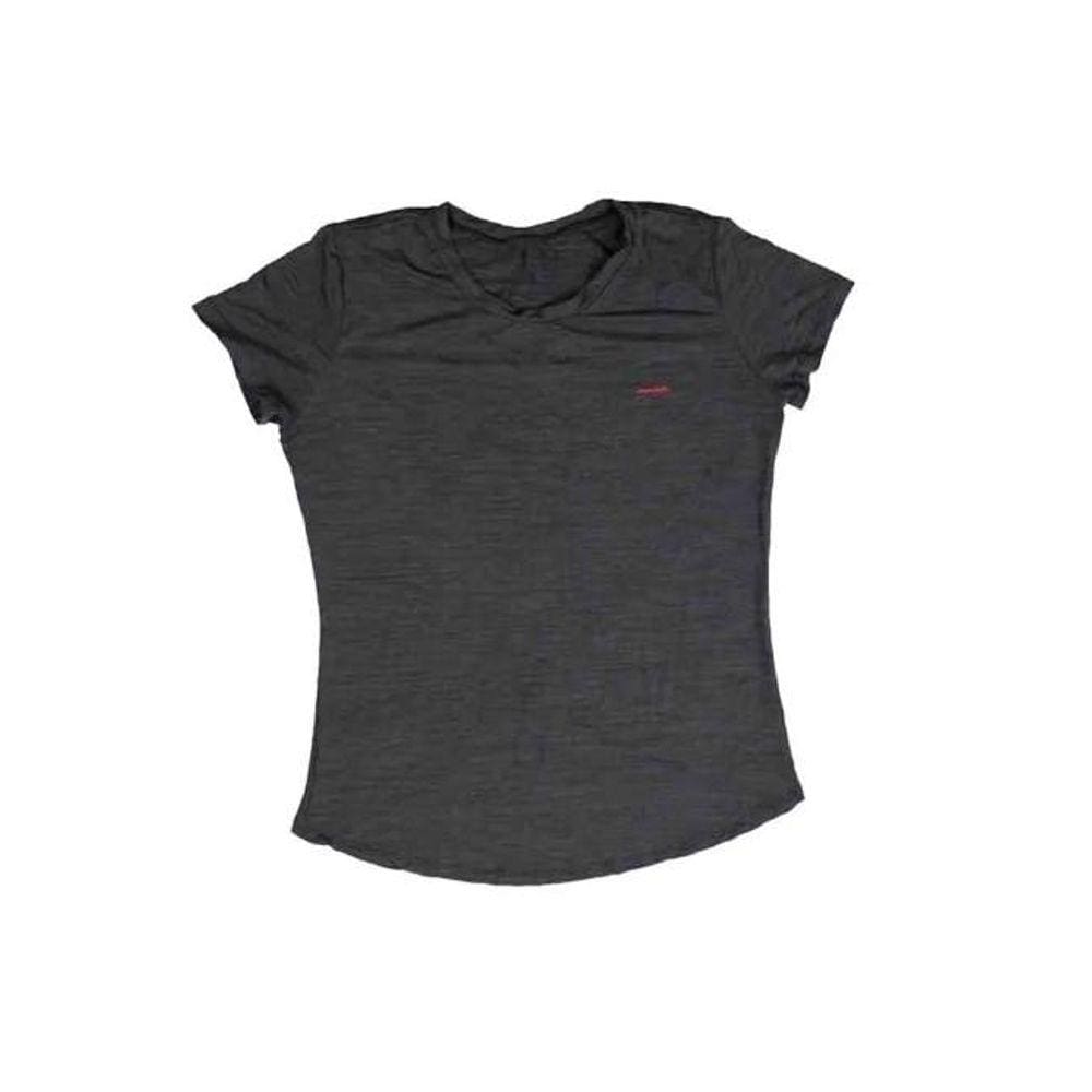 Camiseta Nixie Recortes Mescla Fem