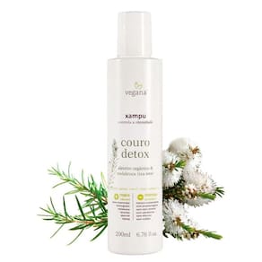 Shampoo Couro Detox Vegana 200ml WNF Controle da Oleosidade