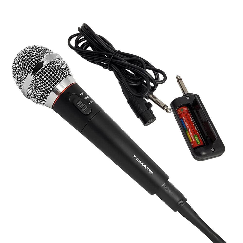 Microfone Profissional sem Fio e com Fio [2 em 1]
