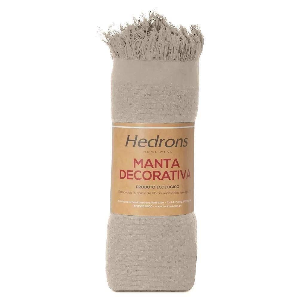 Manta Decorativa Para Sofá Búzios - Hedrons Marfim