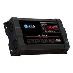 Fonte Carregador Jfa 70A Slim Bivolt Com Voltimetro Storm