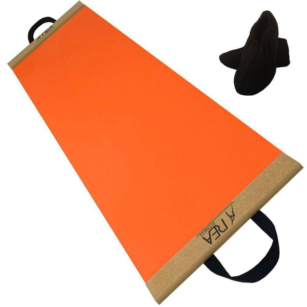 Slide Board Branco Com Par De Sapatilhas E Luvas