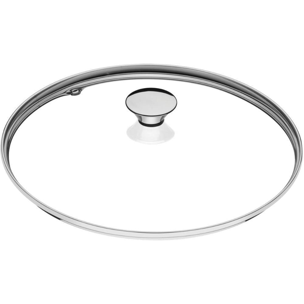 Tampa Allegra Tramontina Vidro Temperado Pegador Inox 22Cm